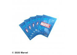 Gamegenic Art Sleeves: Marvel Champions - MARVEL (BLUE)